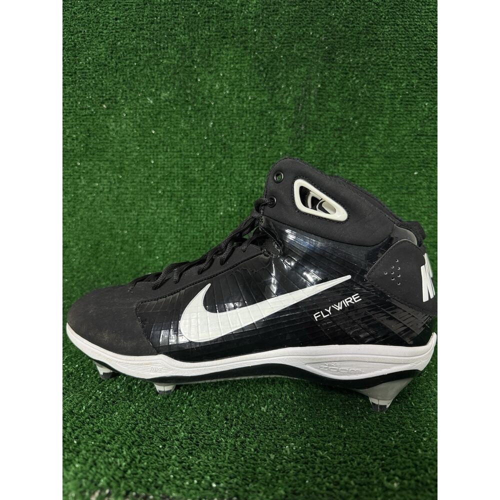 Nike Zoom Flywire Cleats Men’s Size 12.5 Black White
